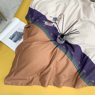 Set chăn ga gối lụa 100s “Mã đáo thành công”
