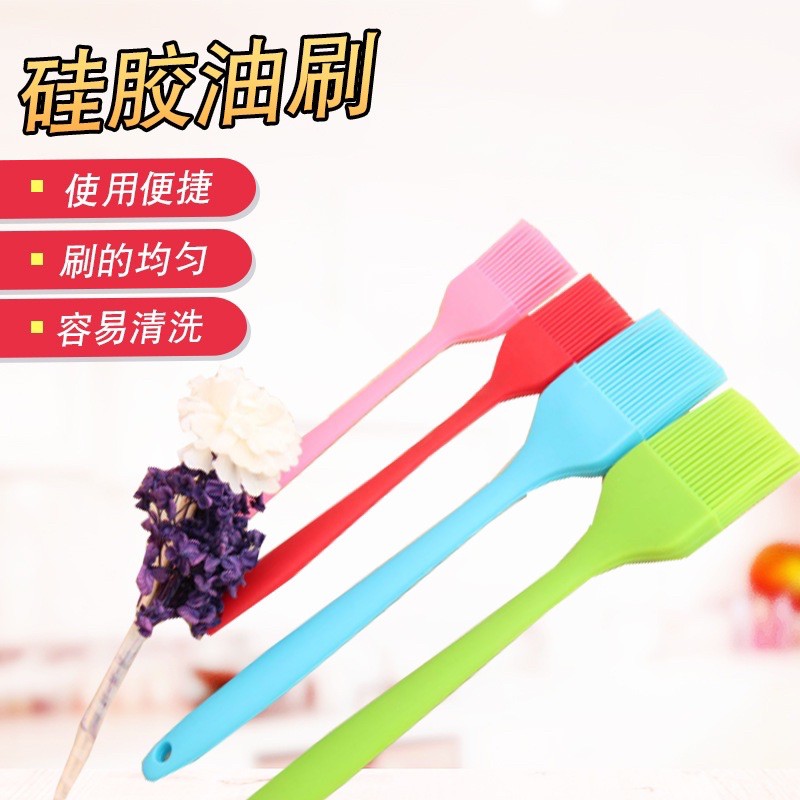 Dụng cụ làm bánh: chổi quét dầu mỡ, nước sốt size 21cm và 28cm