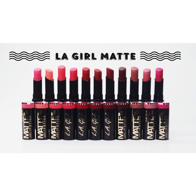 SON L.A GIRL MATTE FLAT VELVET LIPSTICK