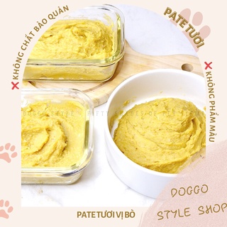 Pate Tươi Cho Chó Mèo Vị Bò DOGGOSTYLE Homemade Cung Cấp Protein Chất Xơ Cái Thiện Tiêu Hóa Đặc Biệt Cho Chó Mèo Kén Ăn