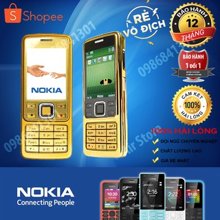 ĐIỆN THOẠI NOKIA 6300 GOLD - HÀNG ZIN TỒN KHO - BẢO HÀNH 1 NĂM