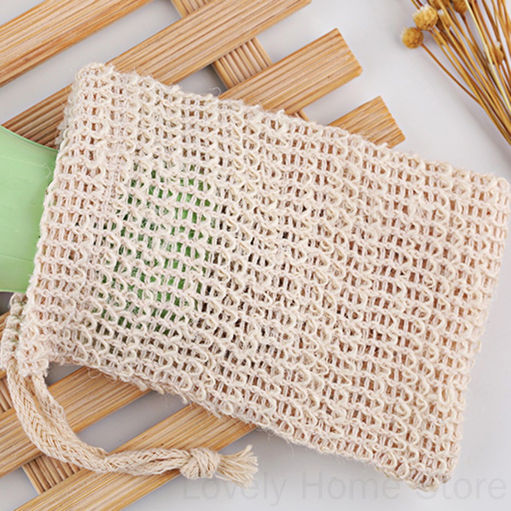 Túi lưới đựng xà phòng/ mỹ phẩm chăm sóc da mặt tiện dụng