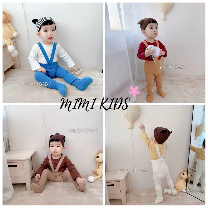 Quần tất yếm dài phong cách hàn quốc cho bé Mimi Kids