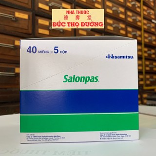 Salonpas - 5 hộp x 40 miếng