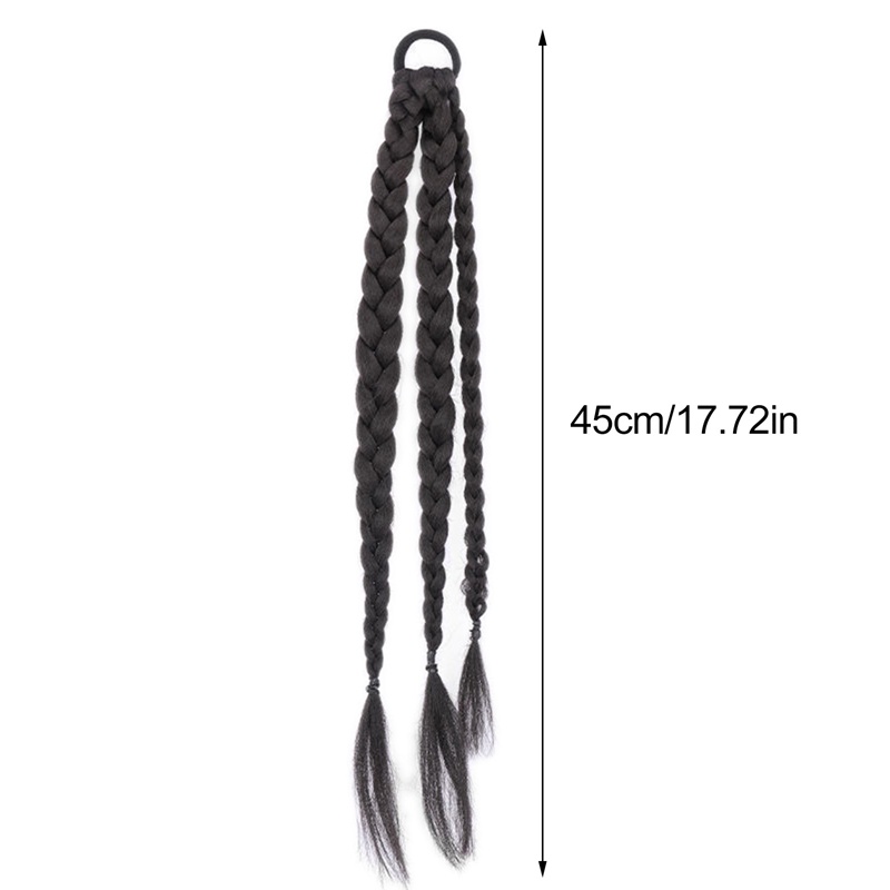 Bím Tóc Giả Dài Bện Sợi Tổng Hợp Co Giãn Dành Cho Nữ