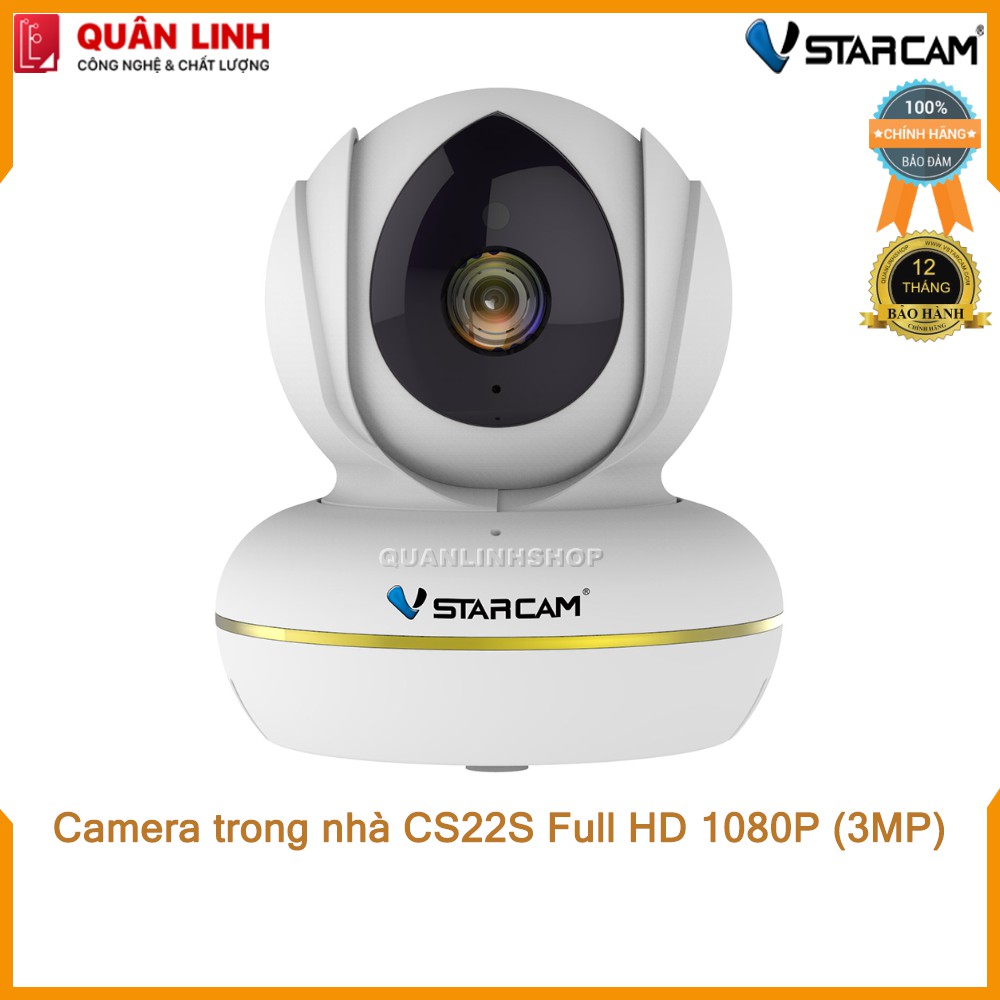 Camera IP Wifi hồng ngoại Vstarcam CS22S Full HD 1080P 3MP