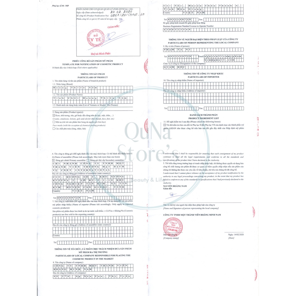 [Tặng Bột Rửa Mặt] Hoàng Thiên Sâm Loại Thường Giải Quyết Mụn Thâm Nám 30ml | BigBuy360 - bigbuy360.vn