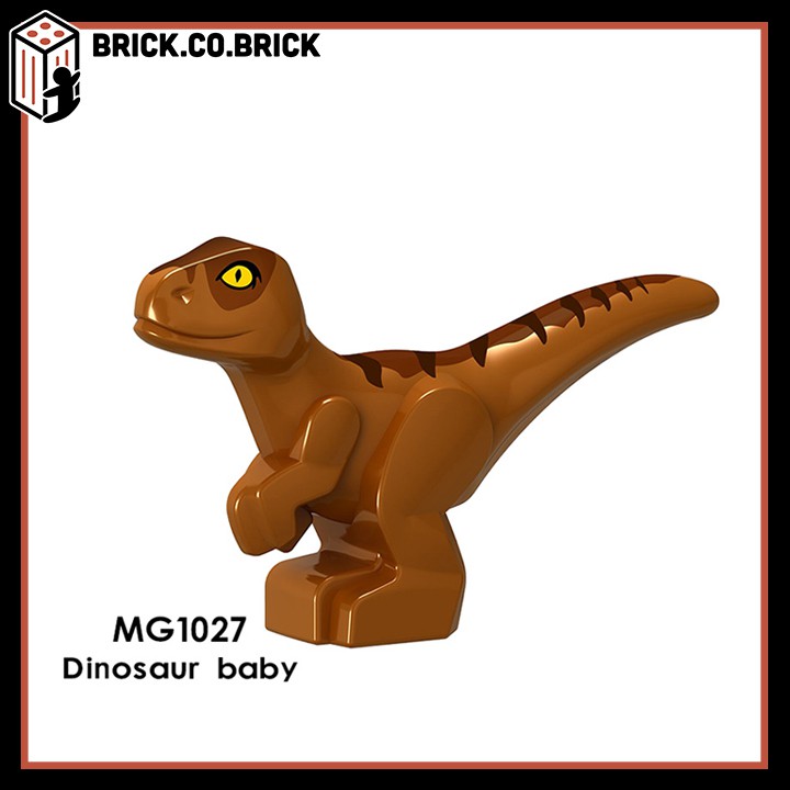 Lego khủng long - Đồ chơi lắp ráp mô hình khủng long nhỏ - Non lego Jurassic Park - Công viên khủng long MG1027-MG1050
