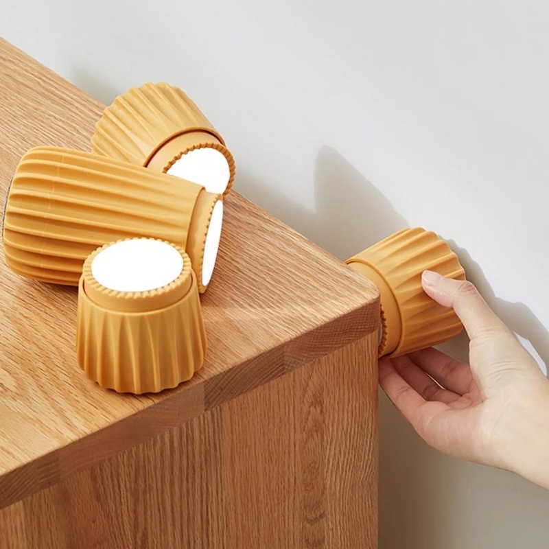 360° Phụ Kiện Cố Định Khung Cạnh Giường Cố Định / Tủ / Đồ Nội Thất Chống Rung Có Thể Điều Chỉnh Chiều Cao