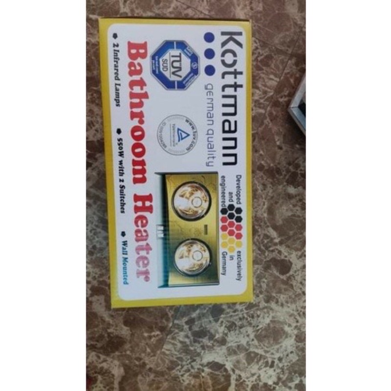 Đèn Sưởi Nhà Tắm k0ttmann - Đèn Sưởi Nhà Tắm Công Nghệ Đức, Chống Chói, Chống Bỏng, Ấm Nhanh- BẢO HÀNH 12 THÁNG 1 ĐỔI 1