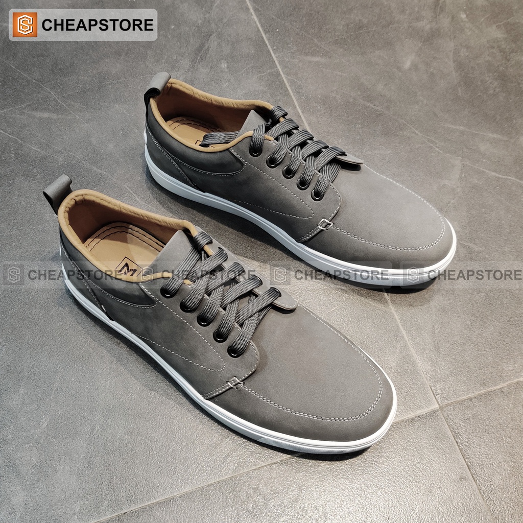 Giày da bò nam CHEAPSTORE CS446 - Giày thể thao tăng chiều cao da bò thật 100% (bảo hành 24 tháng) | BigBuy360 - bigbuy360.vn