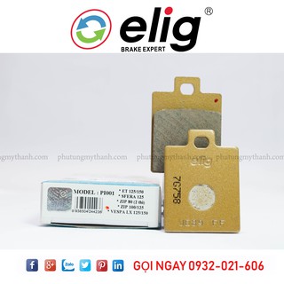 Bố thắng , má phanh dĩa xe Piaggio VESPA LX 125/150, ET 125/150, ZIP 100/125, SFERA 125