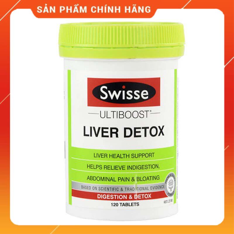 sale Viên uống Giải Độc Gan Swisse Ultiboost Liver Detox 120 viên - Úc #Tomstore19