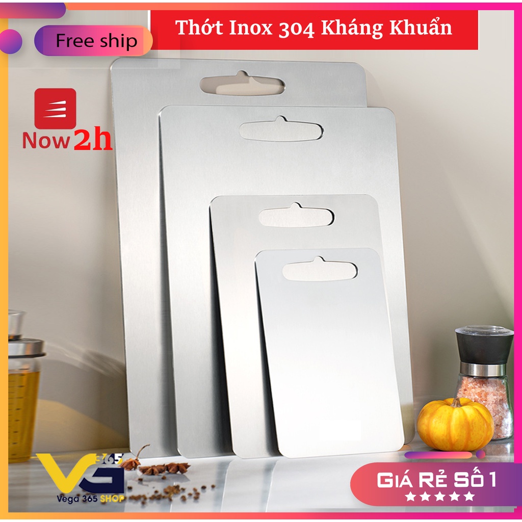 Thớt Inox 304 Kháng Khuẩn Cường Lực 2021 cao cấp , cực dày đẹp