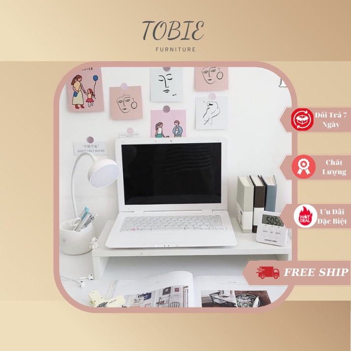 Kệ Gỗ Để Đồ ✨FREESHIP✨ Kệ Để Máy Tính - Sách Lắp Ghép - Siêu Tiện Ích