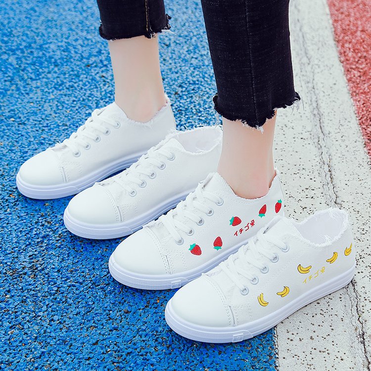 Giày Thể Thao Trắng Thoáng Khí Năng Động Hợp Thời Trang Cho Bạn Gái | BigBuy360 - bigbuy360.vn