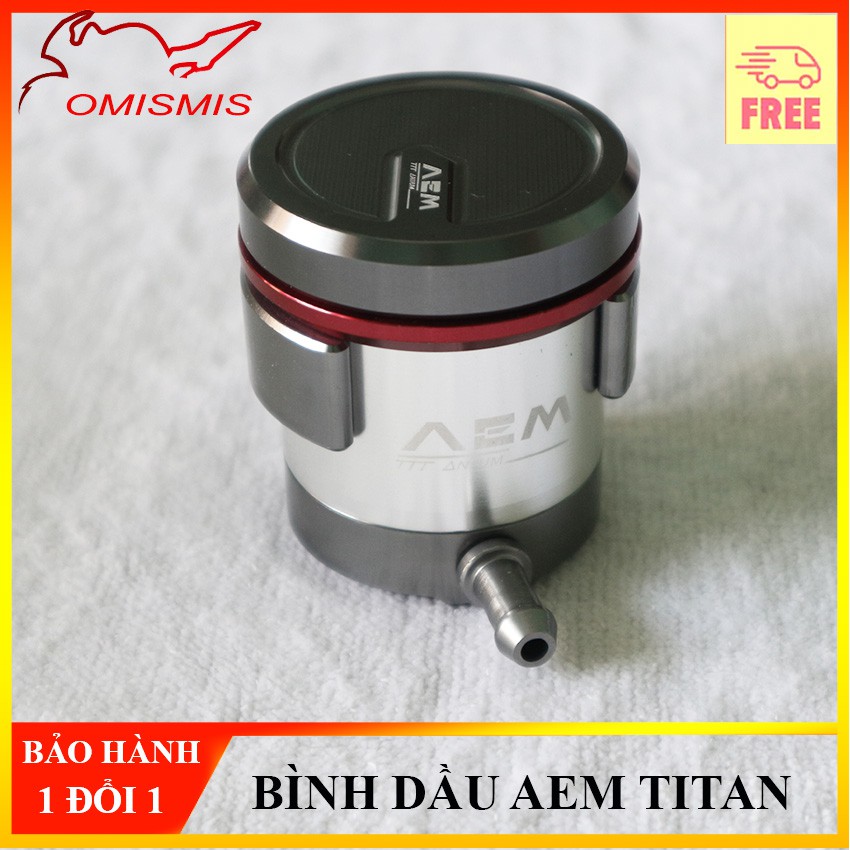 [HÀNG LOẠI 1] BÌNH DẦU AEM RIZOMA FULL TITAN CAO CẤP SÁNG BÓNG ĐẲNG CẤP