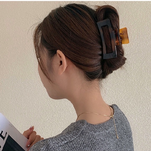 Kẹp tóc càng cua cỡ lớn kiểu cổ điển dễ thương