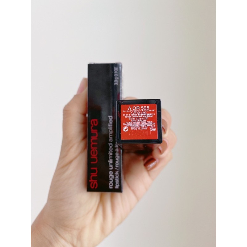 Son SHU UEMURA  595 ĐỎ CHÁY Rouge Unlimited Amplified ᴘʜᴀɴᴅɪᴇᴍᴍʏ997 Ⓡ