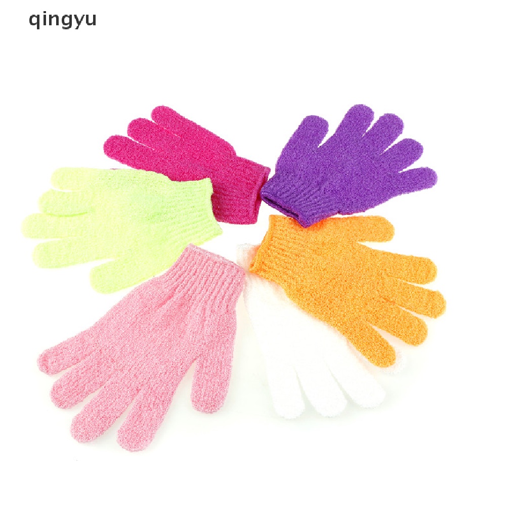 Qingyu Găng Tay Mát Xa Tẩy Tế Bào Chết Khi Tắm Bằng Bọt Biển