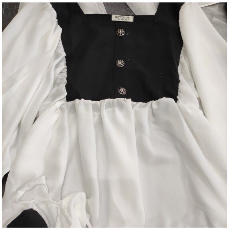 ÁO BABYDOLL NÚT GÔ TA PHỒNG TRÁI BÍ