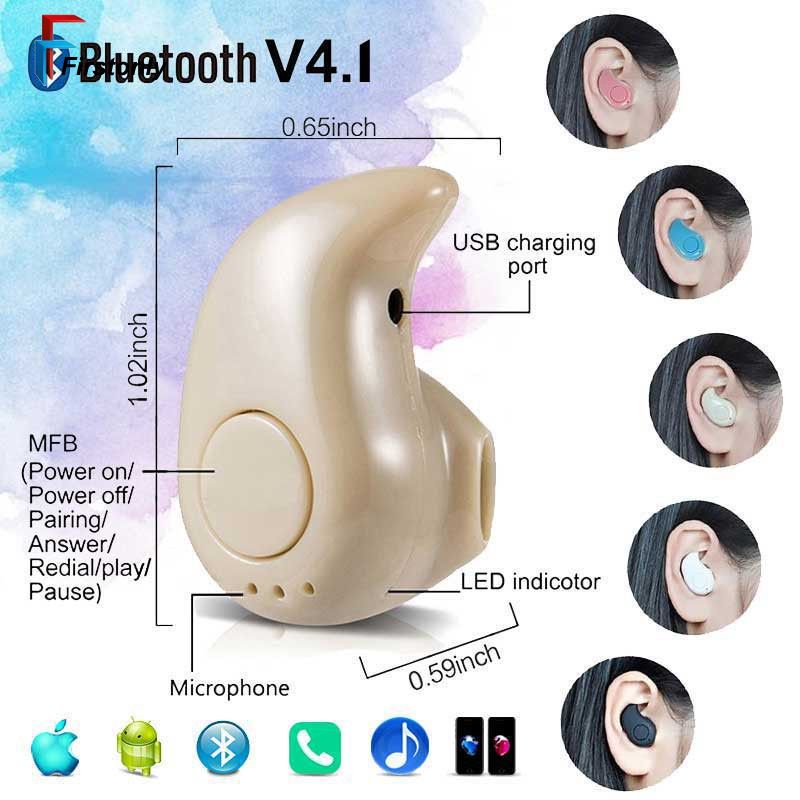 S530 MIni Tai Nghe Tai Nghe Bluetooth Tai Nghe Thể Thao Stereo Tai Treo Tai Nghe Bluetooth Handfree Cuộc Gọi Cho Android/IOS