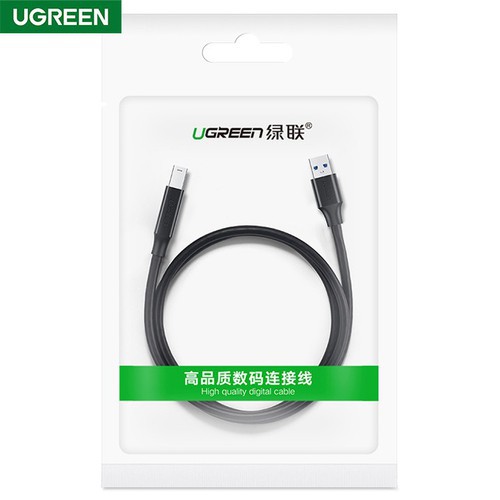 Cáp Máy In USB 3.0 Ugreen 10372 (dài 2M) - Hàng Chính Hãng