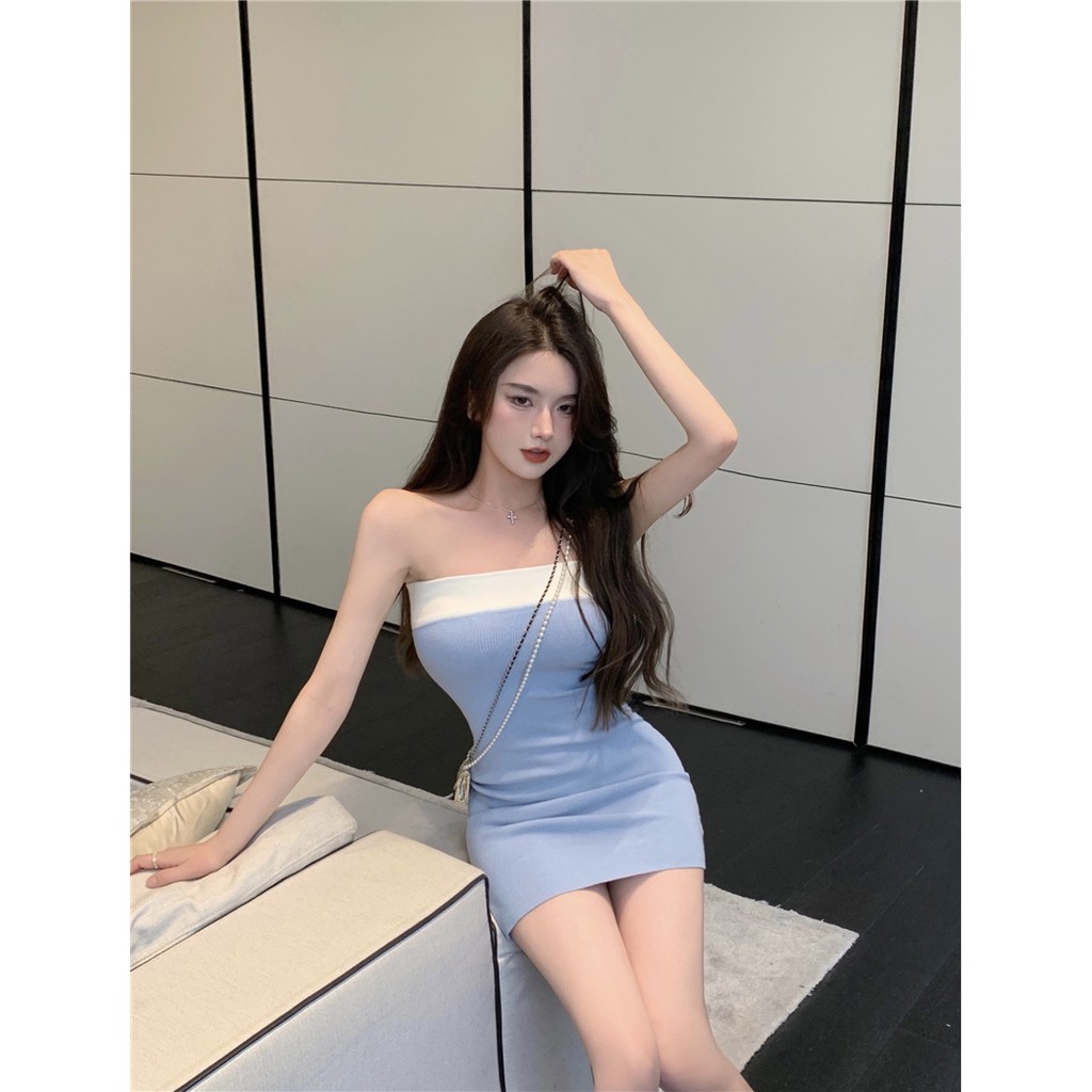 Váy đầm ôm🌼 NaNo Studio🌼 body cúp ngực 2 màu sexy chất thun dày quyến rũ đi tiệc đi chơi hàng quảng châu l1 | BigBuy360 - bigbuy360.vn