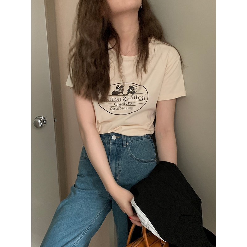Áo thun nữ áo phông nữ unisex form rộng chất 100% cotton mềm mịn thấm hút hồ hôi Familylove - Hinton&amp;Hinton
