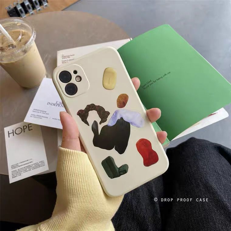 Ốp Lưng collage art ốp cạnh vuông ốp iphone 6/6plus/6s/6s plus/6/7/7plus/8/8plus/x/xs/xs max/11 12 13 pro max