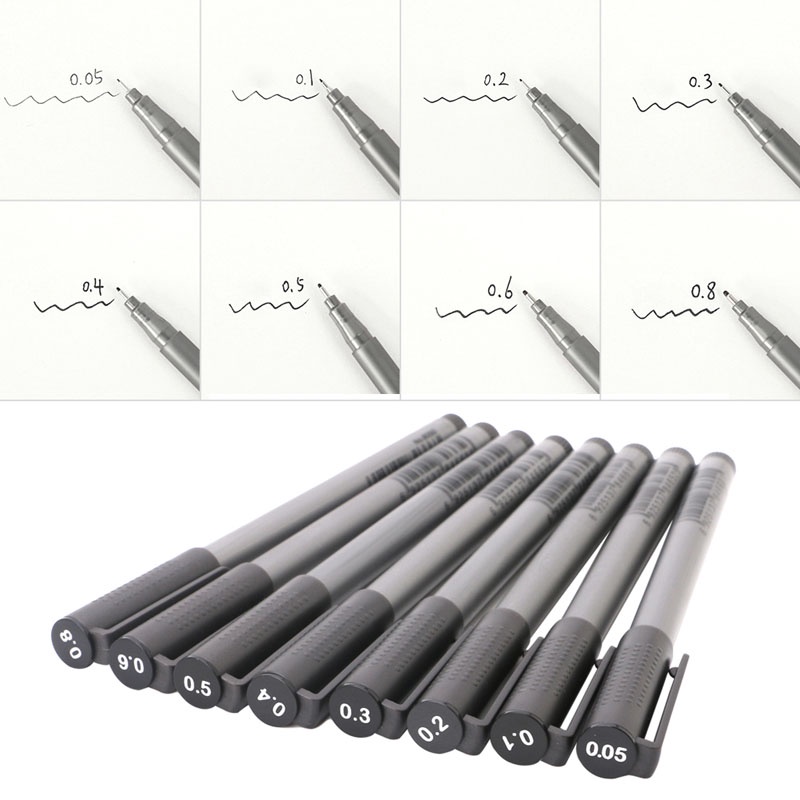 1 Bút Vẽ Tranh Màu Đen 0.05mm
