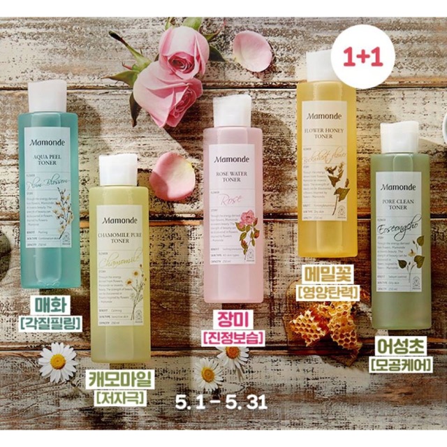 [New] BST nước hoa hồng MAMONDE 2018