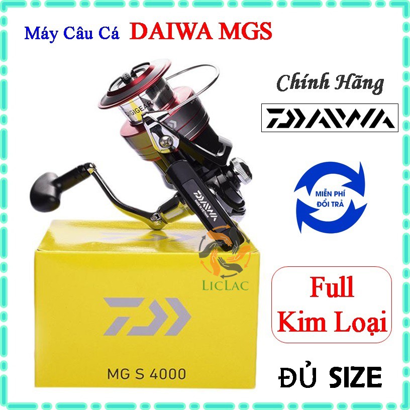 Máy câu cá DAIWA MG S2500, S4000 hàng Cao Cấp ( Sản xuất tại Việt Nam )