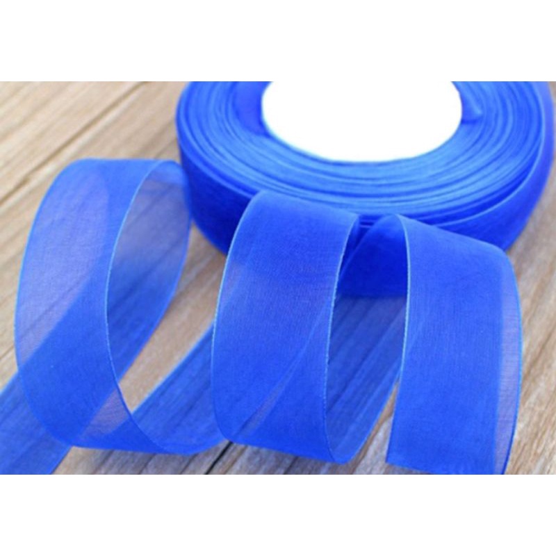 Cuộn 5 mét ruy băng voan 2,5cm