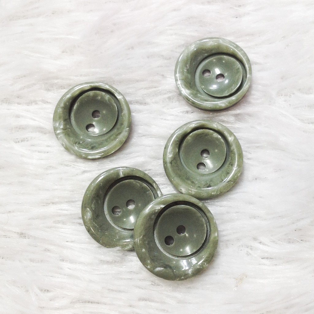 Cúc áo dạ vân xà cừ nút khoác măng tô size 2cm phong cách cổ điển sang trọng
