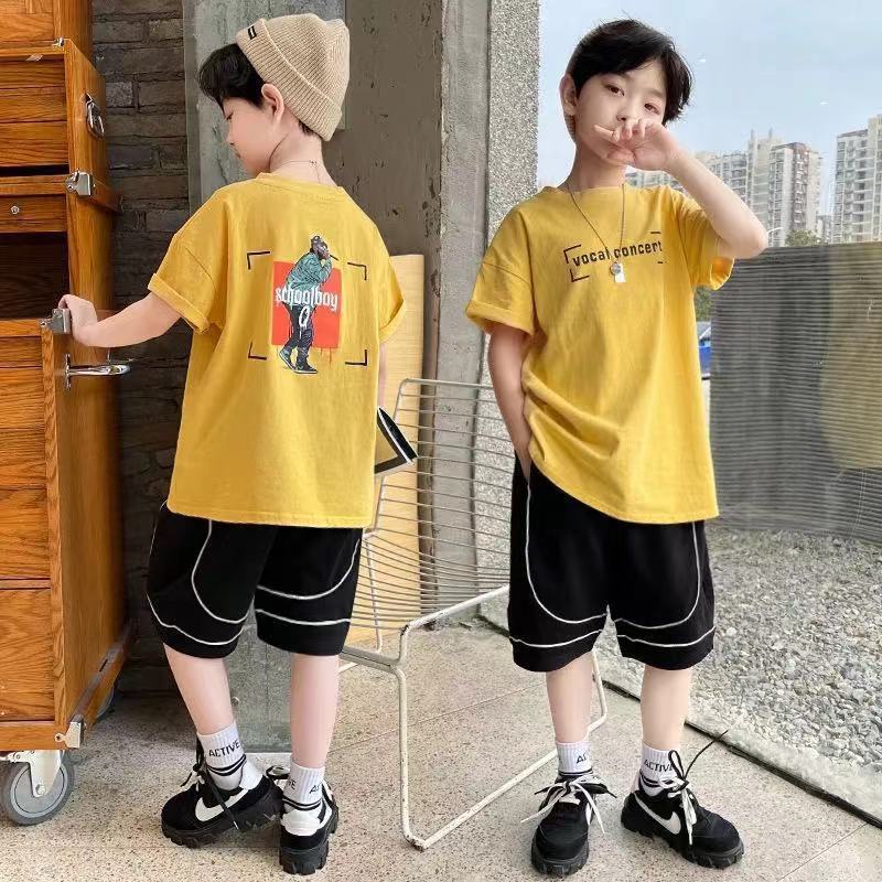 Bộ Đồ Thời Trang Mùa Hè 2 Món Dành Cho Bé Trai Từ 3 Đến 4 Đến 5-6 Đến 7 Đến 8 Đến 9 Đến 10 Đến 11 Đến 12 To 13-14 - 15 Tuổi