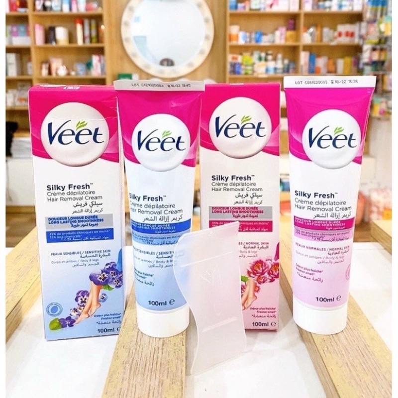 Kem Tẩy Lông Veet 100ml Cho Da Nhạy Cảm An Toàn Và Hiệu Quả