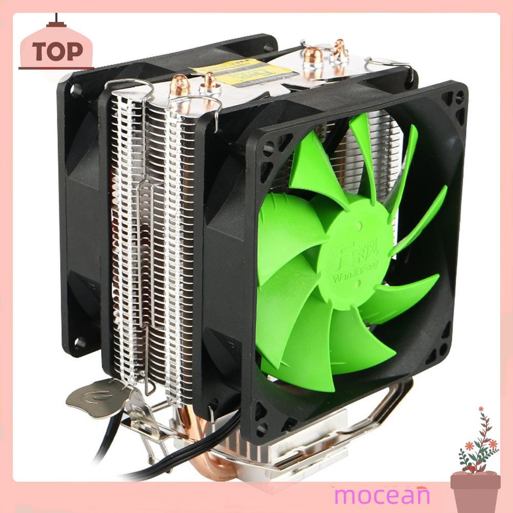 Quạt Tản Nhiệt Hai Ống Đồng Cho Cpu Mocean