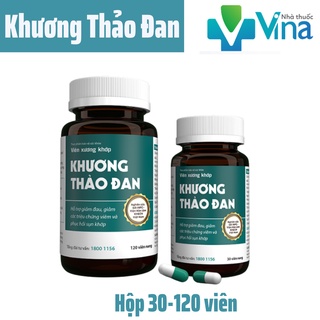[Có tem cào] Khương Thảo Đan hỗ trợ giảm đau nhức xương khớp hộp 30-120 viên