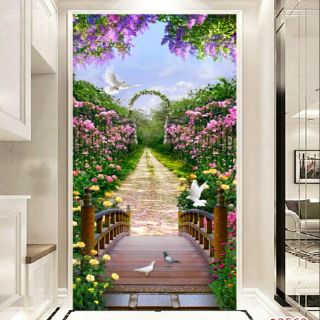 Tranh dán tường 3D keo sẵn