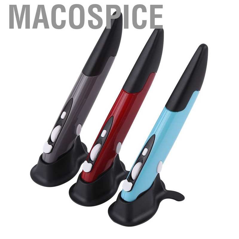 Macospice 2.4GHz Wireless Optical Pen Air Mouse Keyboard USB 2.0 500/1000DPI for Computer