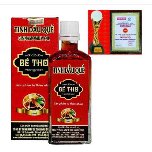 Tinh dầu quế bé Thơ 100ml