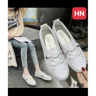 Giầy thể thao bệt trắng ( kem )