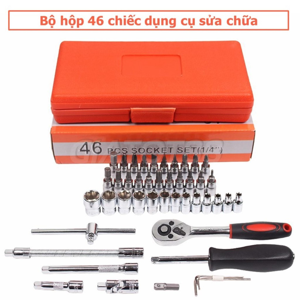 BỘ SỬA CHỮA 46 CHI TIẾT - DỤNG CỤ SỬA CHỮA 46 CHI TIẾT