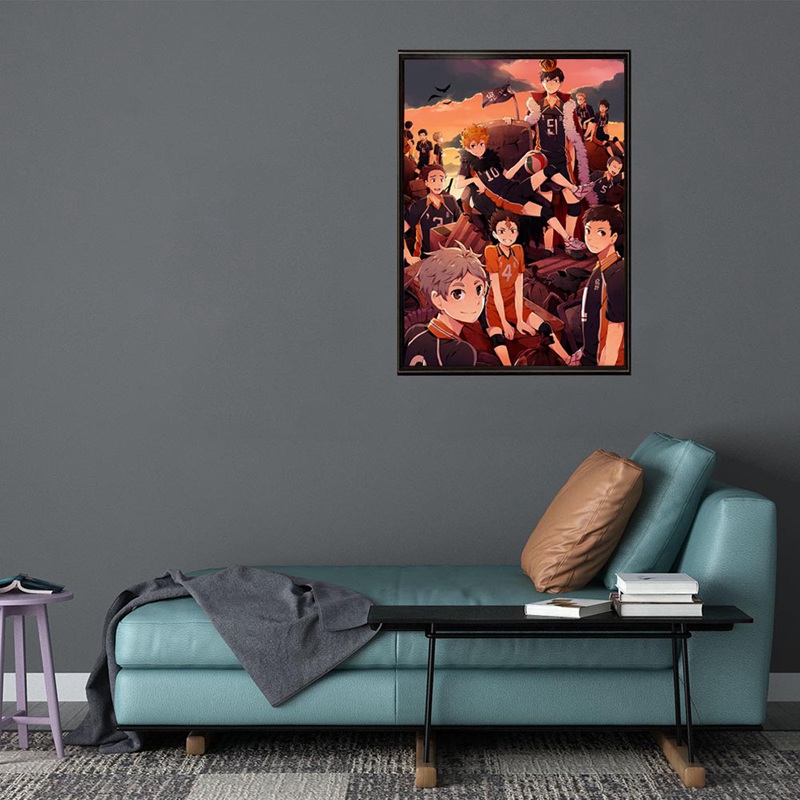 flowersqueen Tranh Treo Poster Hoạt Hình Anime Nhật Bản Haikyuu