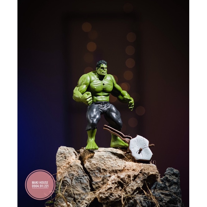 Đồ chơi mô hình siêu anh hùng Avenger Hulk Người Khổng lồ xanh.MHG02