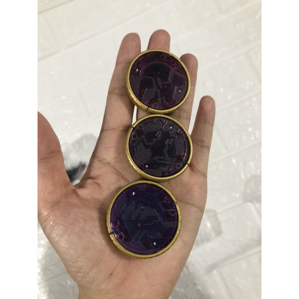 đồ chơi đồng xu siêu nhân kamen ooo- sét 3 xu
