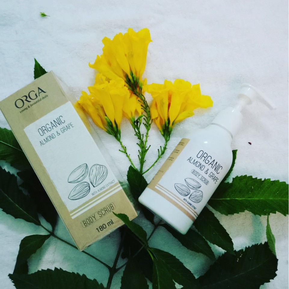 [Chính Hãng] Tẩy Da Chết Body – ORGANIC ALMOND & GRAPE  Chiết Xuất Thiên Nhiên 180 ML | BigBuy360 - bigbuy360.vn