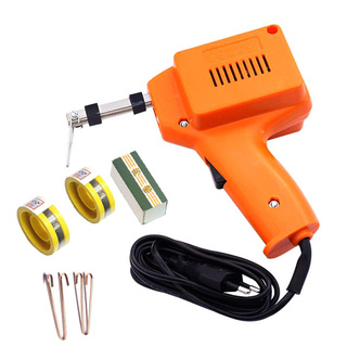 Mỏ hàn xung + 2 cuộn thiếc và nhựa thông + tặng kèm 2 đầu hàn thay thế - nthn