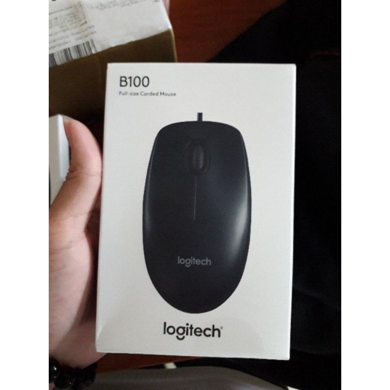 Chuột quang có dây Logitech B100 - Chính hãng Digiworld